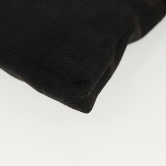 GUCCI GG Canvas Body Bag Black Silver 28566 Auth ep10174