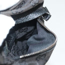 GUCCI GG Canvas Body Bag Black Silver 28566 Auth ep10174-20