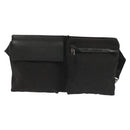GUCCI GG Canvas Body Bag Black Silver 28566 Auth ep10174-13