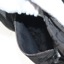 GUCCI GG Canvas Body Bag Black Silver 28566 Auth ep10174-21