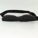 GUCCI GG Canvas Body Bag Black Silver 28566 Auth ep10174-5