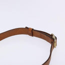 CELINE Macadam Canvas Shoulder Bag Beige Gold Auth ep10178-8