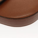 Burberrys Shoulder Bag Leather Gold Brown Auth ep10183-14