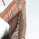 Burberrys Shoulder Bag Leather Gold Brown Auth ep10183-18