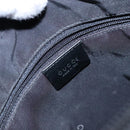 GUCCI Bamboo Hand Bag Nylon Black Silver 000 0509 Auth ep10189-18