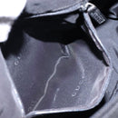 GUCCI Bamboo Hand Bag Nylon Black Silver 000 0509 Auth ep10189-21