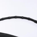 GUCCI Bamboo Hand Bag Nylon Black Silver 000 0509 Auth ep10189-14