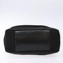 GUCCI Bamboo Hand Bag Nylon Black Silver 000 0509 Auth ep10189-5