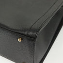 GUCCI Bamboo Hand Bag Leather Black Gold 002 2122 0260 Auth ep10191-15