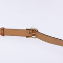 CELINE Macadam Canvas Shoulder Bag PVC Leather Brown Gold Auth ep10201-8