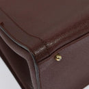 GUCCI Bamboo Hand Bag Leather Brown Gold 002 1186 0260 Auth ep10204-9