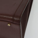 GUCCI Bamboo Hand Bag Leather Brown Gold 002 1186 0260 Auth ep10204-14