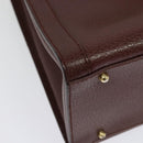 GUCCI Bamboo Hand Bag Leather Brown Gold 002 1186 0260 Auth ep10204-15