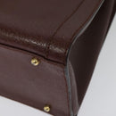 GUCCI Bamboo Hand Bag Leather Brown Gold 002 1186 0260 Auth ep10204-16