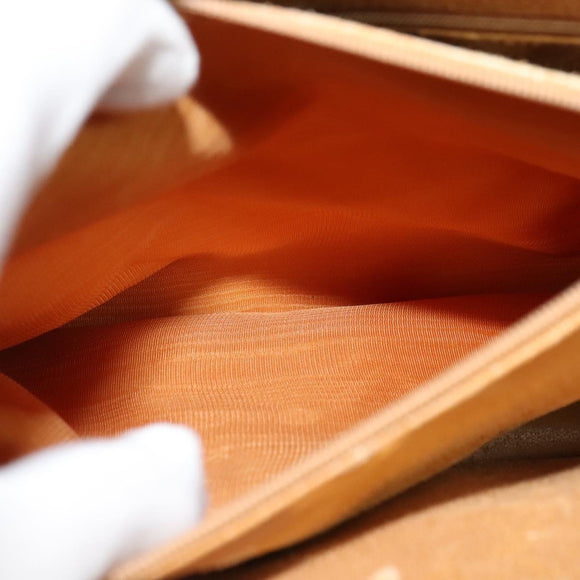 GUCCI Bamboo Hand Bag Leather Brown Gold 002 1186 0260 Auth ep10204