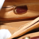 GUCCI Bamboo Hand Bag Leather Brown Gold 002 1186 0260 Auth ep10204-20