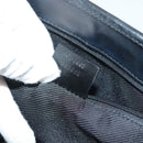 GUCCI GG Canvas Jackie Hand Bag Black Silver 002 1065 Auth ep10213-12