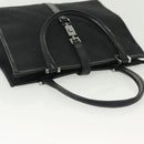 GUCCI GG Canvas Jackie Hand Bag Black Silver 002 1065 Auth ep10213-6