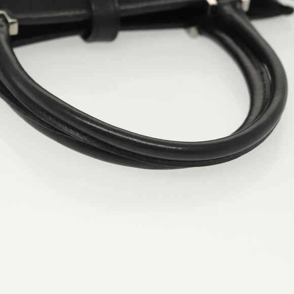 GUCCI GG Canvas Jackie Hand Bag Black Silver 002 1065 Auth ep10213