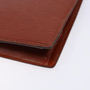 LOUIS VUITTON Epi Trousse Crete Pouch Brown M48403 LV Auth ep10214-10