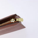 LOUIS VUITTON Epi Trousse Crete Pouch Brown M48403 LV Auth ep10214-13