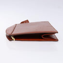 LOUIS VUITTON Epi Trousse Crete Pouch Brown M48403 LV Auth ep10214-5