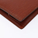 LOUIS VUITTON Epi Trousse Crete Pouch Brown M48403 LV Auth ep10214-9