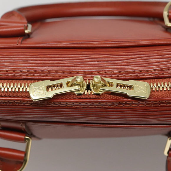 LOUIS VUITTON Epi Porte Documents Voyage Business Bag Brown M54478 Auth ep10215