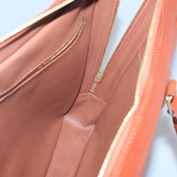 LOUIS VUITTON Epi Porte Documents Voyage Business Bag Brown M54478 Auth ep10215