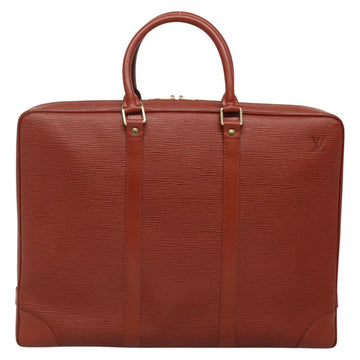 LOUIS VUITTON Epi Porte Documents Voyage Business Bag Brown M54478 Auth ep10215 - 0