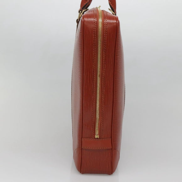 LOUIS VUITTON Epi Porte Documents Voyage Business Bag Brown M54478 Auth ep10215