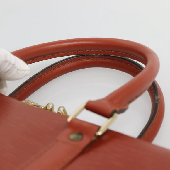 LOUIS VUITTON Epi Porte Documents Voyage Business Bag Brown M54478 Auth ep10215