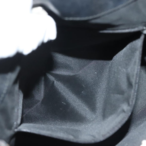 GUCCI GG Canvas Tote Bag Black Silver 002 1076 3754 Auth ep10216