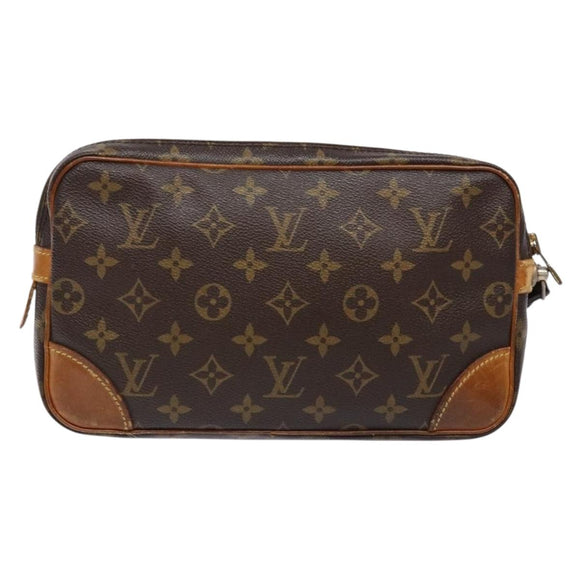 LOUIS VUITTON Monogram Marly Dragonne GM Clutch Bag M51825 LV Auth ep10220