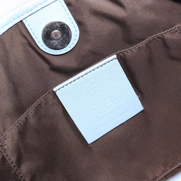 GUCCI GG Supreme Hand Bag PVC Beige Silver 297557 Auth ep10221