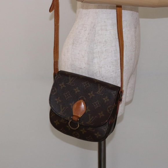 LOUIS VUITTON Monogram Saint Cloud PM Shoulder Bag M51244 LV Auth ep10227