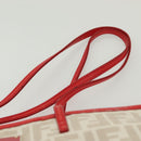 FENDI Zucca Canvas Tote Bag White Gold Auth ep10233-14