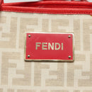 FENDI Zucca Canvas Tote Bag White Gold Auth ep10233-19