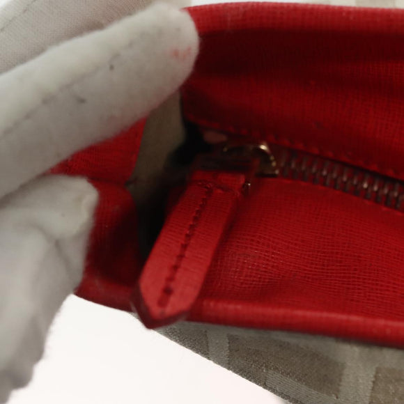 FENDI Zucca Canvas Tote Bag White Gold Auth ep10233