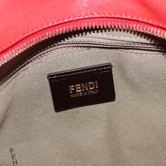 FENDI Zucca Canvas Tote Bag White Gold Auth ep10233