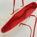 FENDI Zucca Canvas Tote Bag White Gold Auth ep10233-9