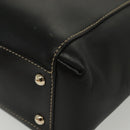 GUCCI Tote Bag Leather Gold Black 141432 Auth ep10234-16