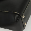 GUCCI Tote Bag Leather Gold Black 141432 Auth ep10234-17