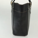 GUCCI Tote Bag Leather Gold Black 141432 Auth ep10234-4