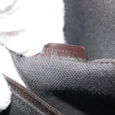 BURBERRY Nova Check Tote Bag PVC Leather Beige Gold Auth ep10235-12