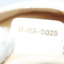 Christian Dior Canage Hand Bag Canvas White Gold Auth ep10239-12