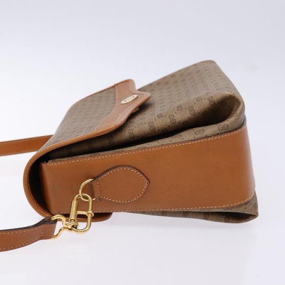 GUCCI Micro GG Supreme Shoulder Bag PVC Beige 001 115 6165 8031 Auth ep10240