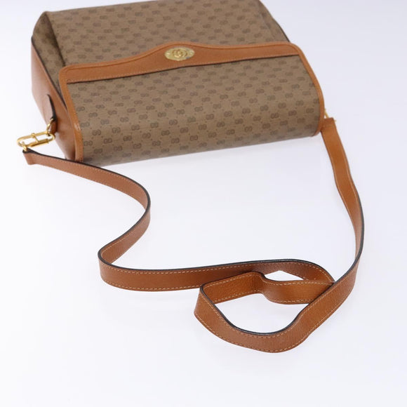 GUCCI Micro GG Supreme Shoulder Bag PVC Beige 001 115 6165 8031 Auth ep10240
