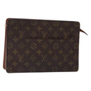 LOUIS VUITTON Monogram Pochette Homme Clutch Bag M51795 LV Auth ep10246-1