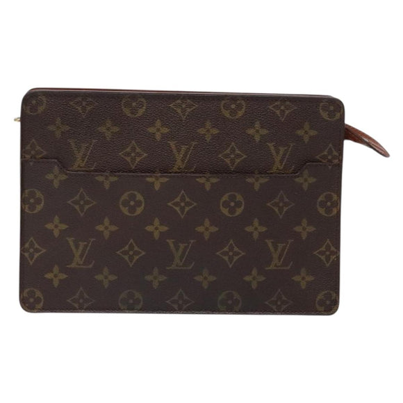 LOUIS VUITTON Monogram Pochette Homme Clutch Bag M51795 LV Auth ep10246